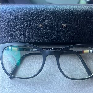 Burberry Black Eyeglasses with Case